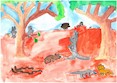2017 Celebrate Australia Primary School Art Competition Highly Commended Section One: Australian Outback Animals by Ella Van Blerk 