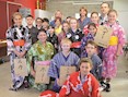 2016 Saiki Children’s Day Kimino and Happy Coat Dress Ups with students and teachers from Gladstone South State School
