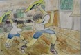 Haruki Tsumura, 10 years old, Honjou Elementary School, 'Practice of Japanese Traditional Dance', 2017