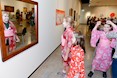 Kin Kora State Students dressing up in traditional Kimonos in O'Connell Gallery, Saiki Children's Day 2017. Photograph: Photopia