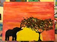 "Paint African Sunset" image courtesy of the artist
