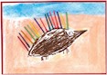 2017 Celebrate Australia Primary School Art Competition Second Place Section One: Echidna in the Desert by Noah Coster