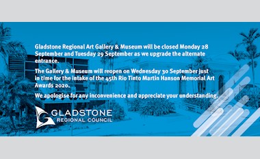 Art Gallery & Museum Closure: Monday, 28 September and Tuesday, 29 September
