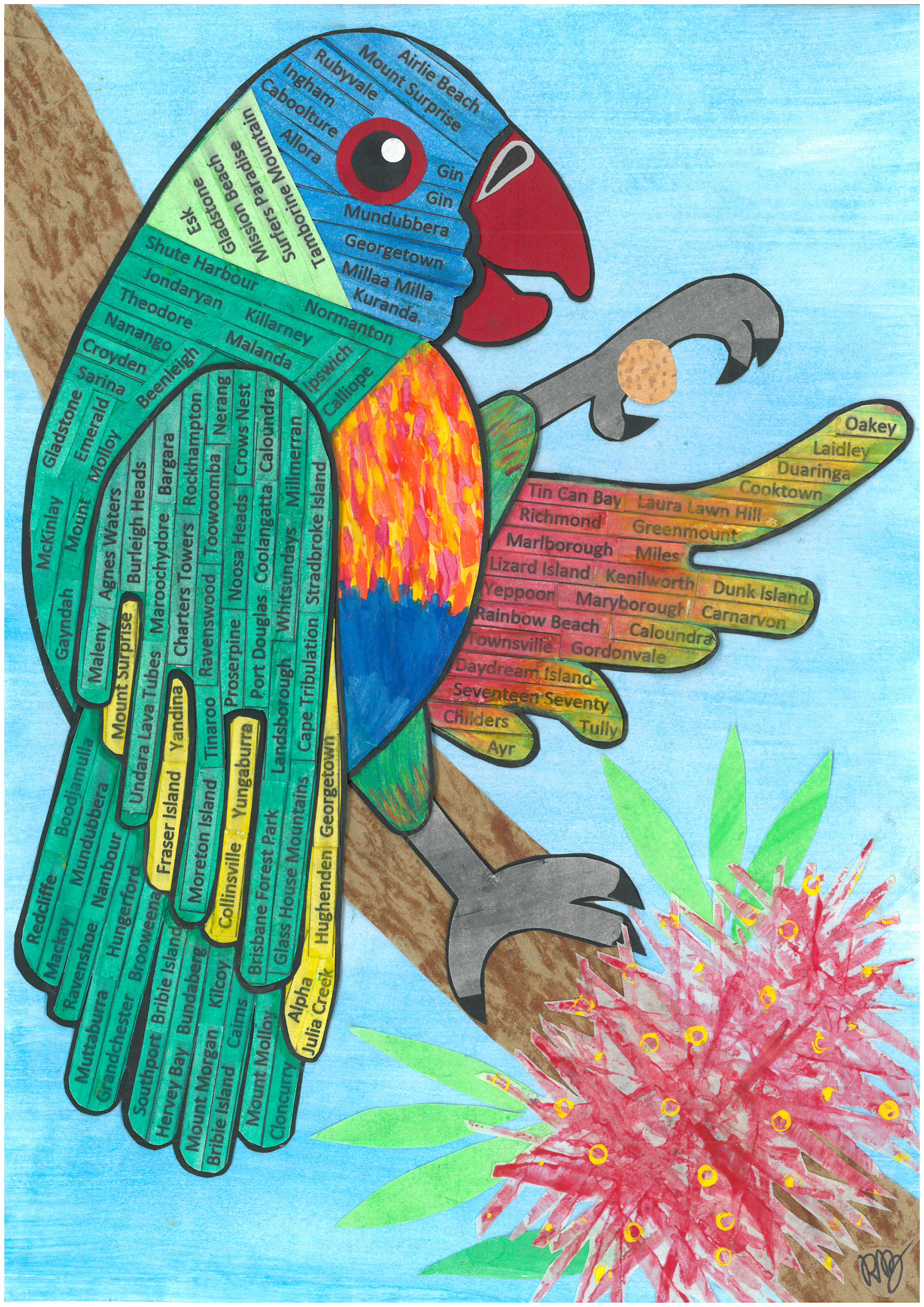 Winners from Celebrate Australia Primary School Art Competition