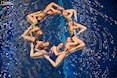 DAVID BOWMAN (2015) The U.S. synchronized swimming team practices in Indianapolis.  National Geographic exhibition "WOMEN.”