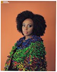 ERIKA LARSEN (2019) Chimamanda Ngozi Adichie, photographed by Erika Larsen in Ellicott City, Maryland, January 30, 2019.  National Geographic exhibition "WOMEN.”